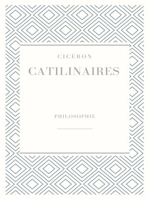 cover image of Catilinaires